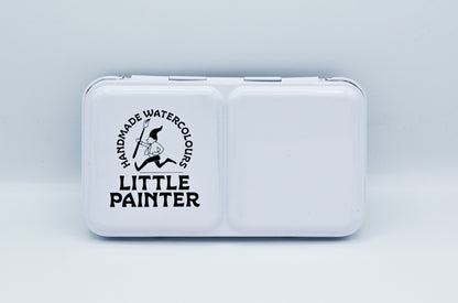 White Travel Tin - 12 Pan Empty Tin