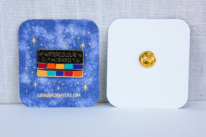 Watercolour Wizard Enamel Pin