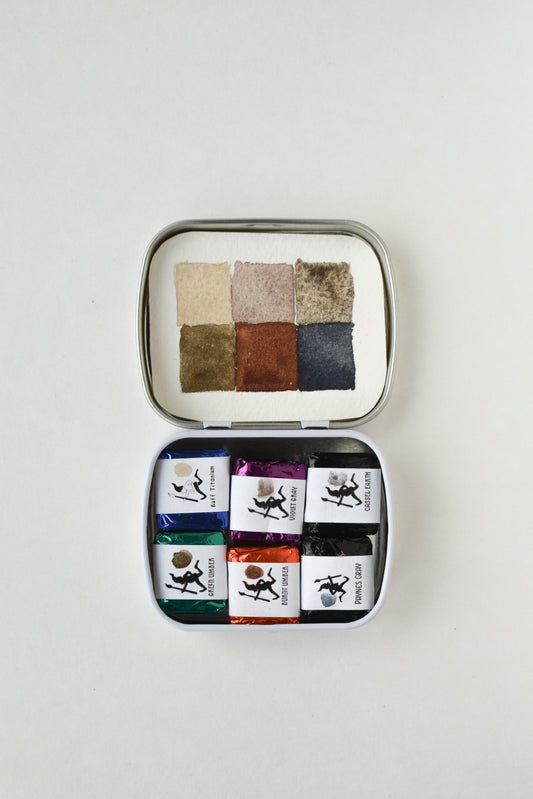 Driftscape Neutrals - 6 Pan Paint and Tin Set
