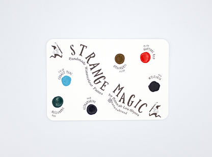 Strange Magic Dot Card - 6 Colour Watercolour Paint Sampler